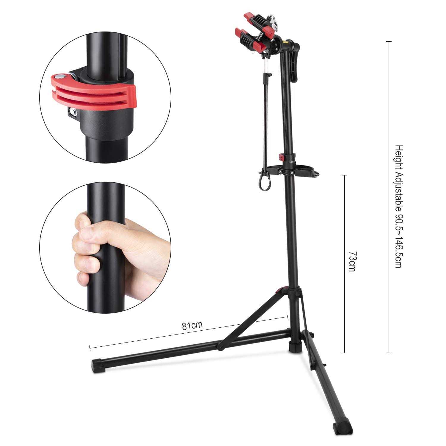 CXWXC Bike Repair Stand -Shop Home Bicycle Mechanic Maintenance Rack - Image 3