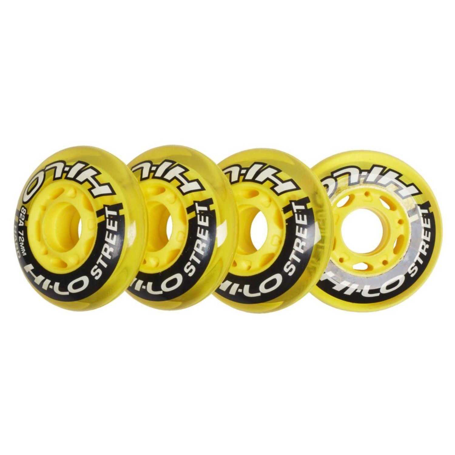 Bauer Hi-Lo Street Roller Hockey Wheels 4 Pack - Image 4