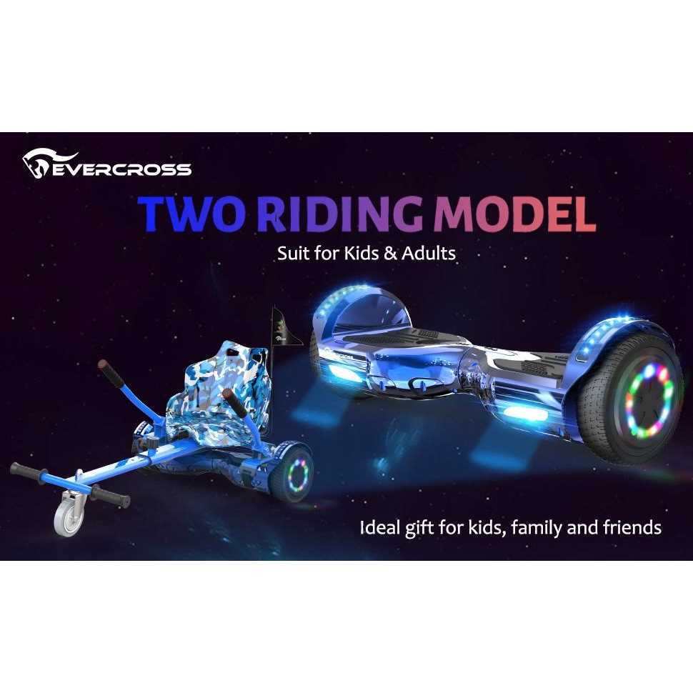 Evercross Hoverboard for Kids Self Balancing Scooter Hoverboard with Seat Attachment - Image 4