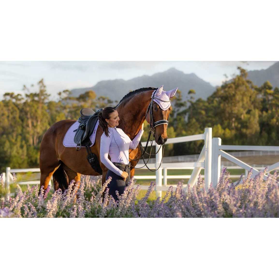 LeMieux Dressage Square Suede Pad - Image 4