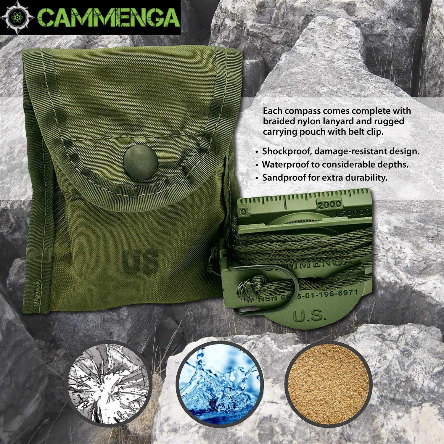 Alternative view of Cammenga Cmmg Official US Military Tritium Lensatic Compass