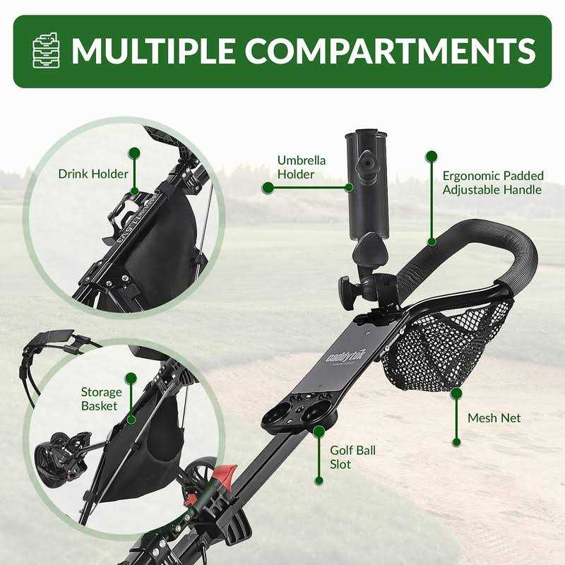 Alternative view of Caddytek CaddyLite 11.5 V3 Golf Push Cart