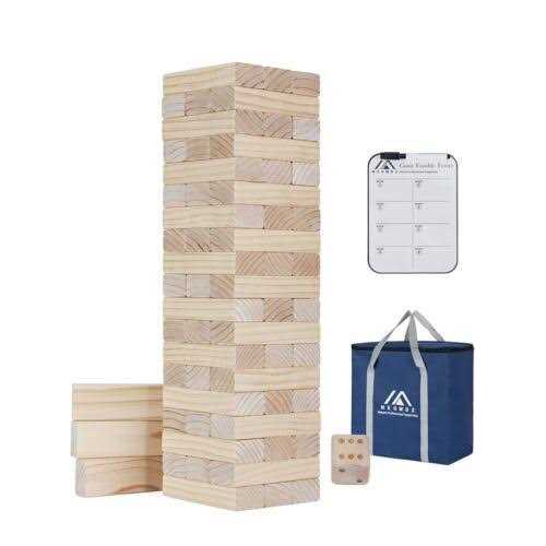 Megwoz Giant Tumble Tower Game Stacking Indoor/Outdoor - Image 2