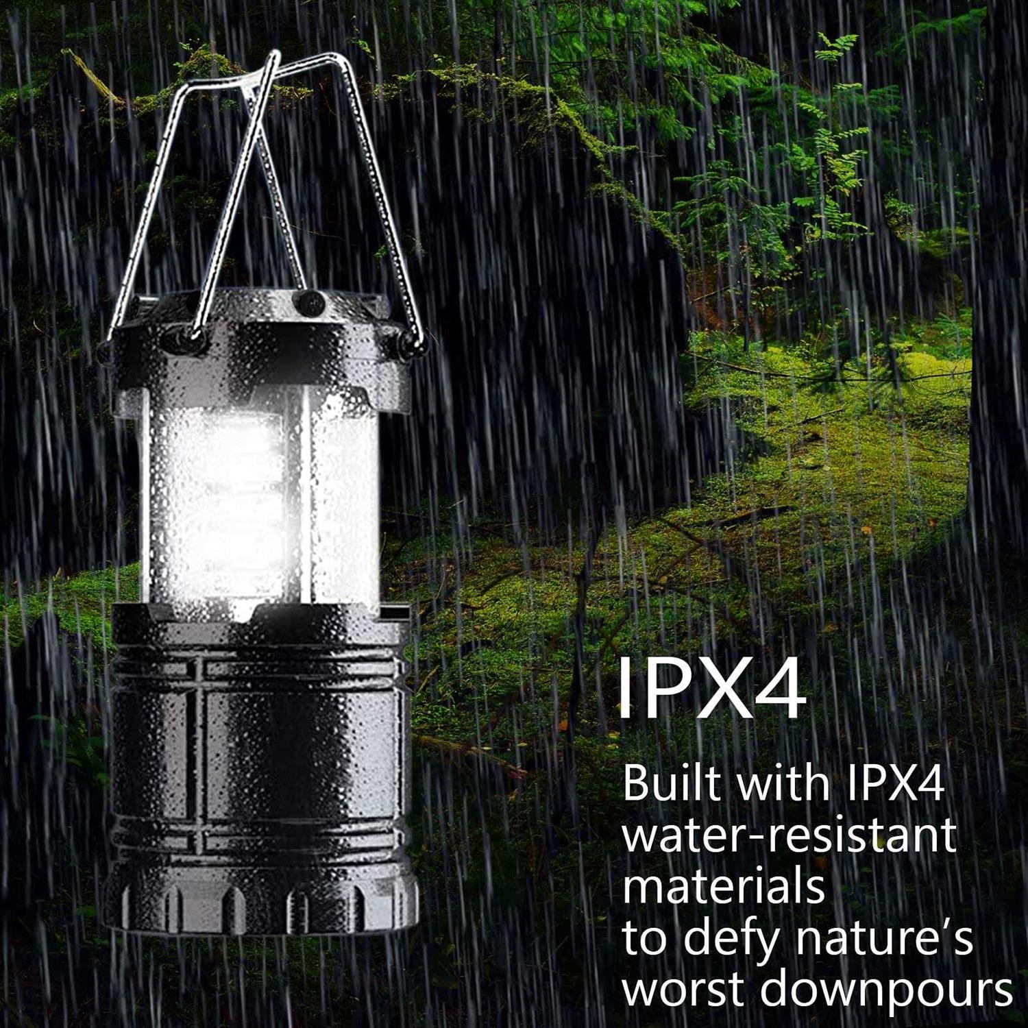 LULUDDM Camping Lantern 4 Pack Brightness Adjustable LED Camping Lights - Image 5