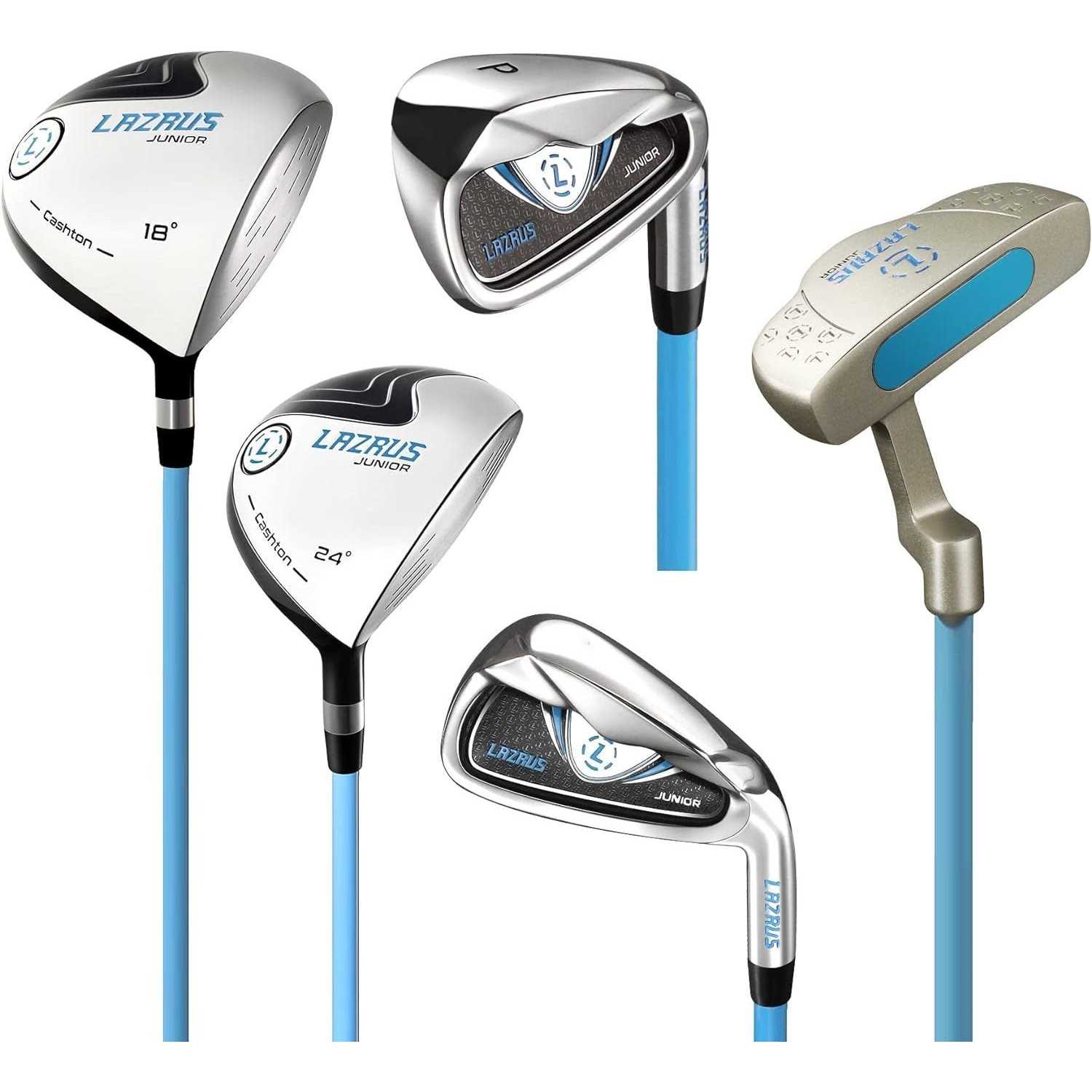 Lazrus Golf Premium Kids Golf Clubs Set Or Individuals For Boys Or Girls