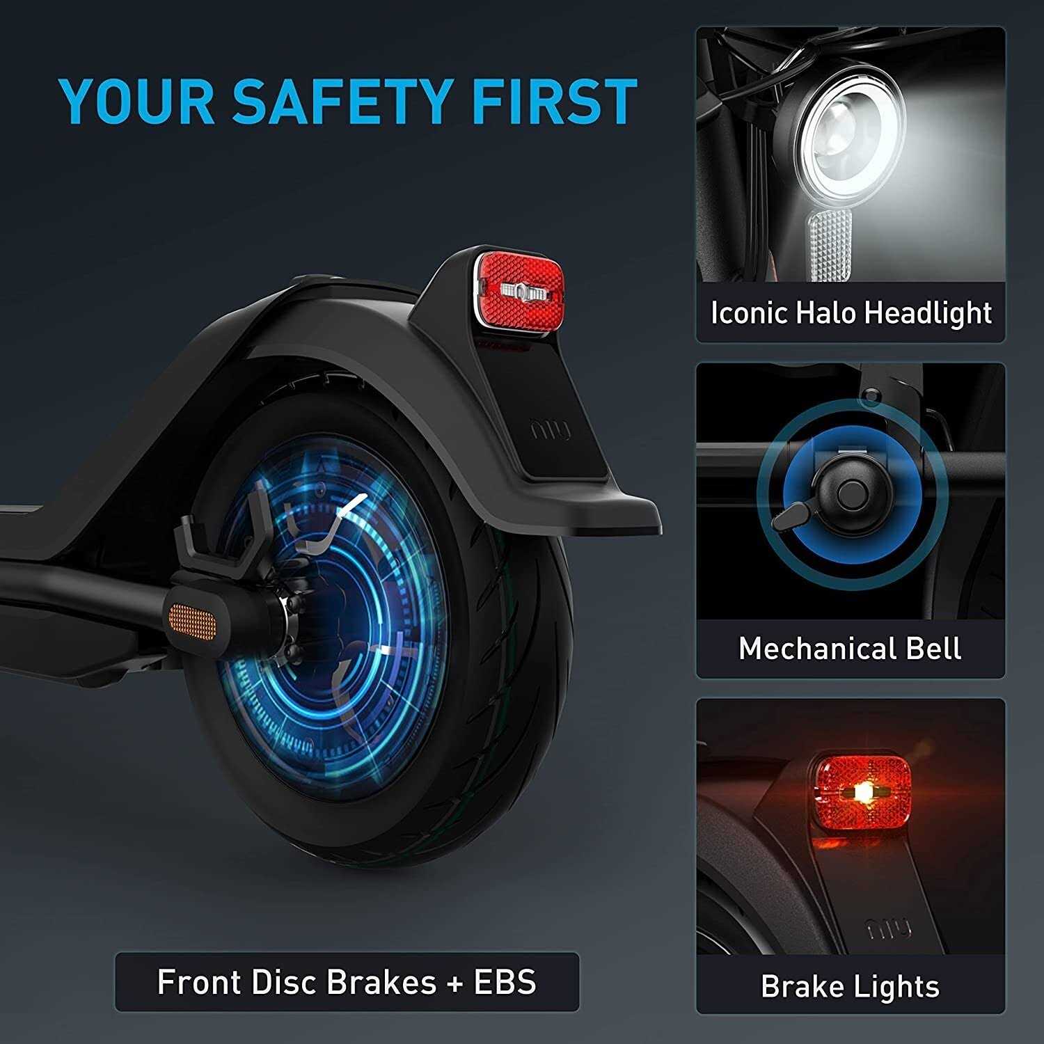NIU KQi3 Sport Electric Scooter - Image 3