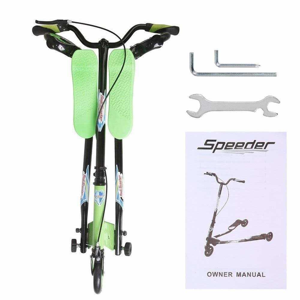 AODI Swing Scooter Adjustable 3 Wheels Wiggle Scooter Drifting for Kids Age Old - Image 3