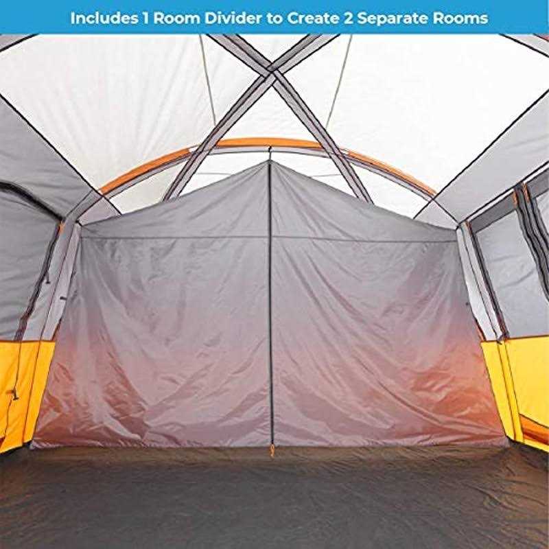 Core Equipment 12-Person Straight Wall Cabin Tent - Image 2