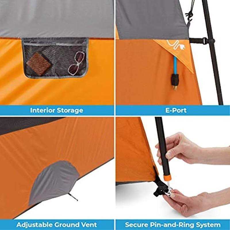 Core Equipment 12-Person Straight Wall Cabin Tent - Image 4