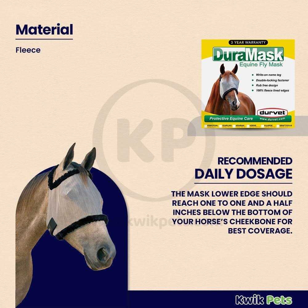Durvet Duramask Fly Mask - Image 3