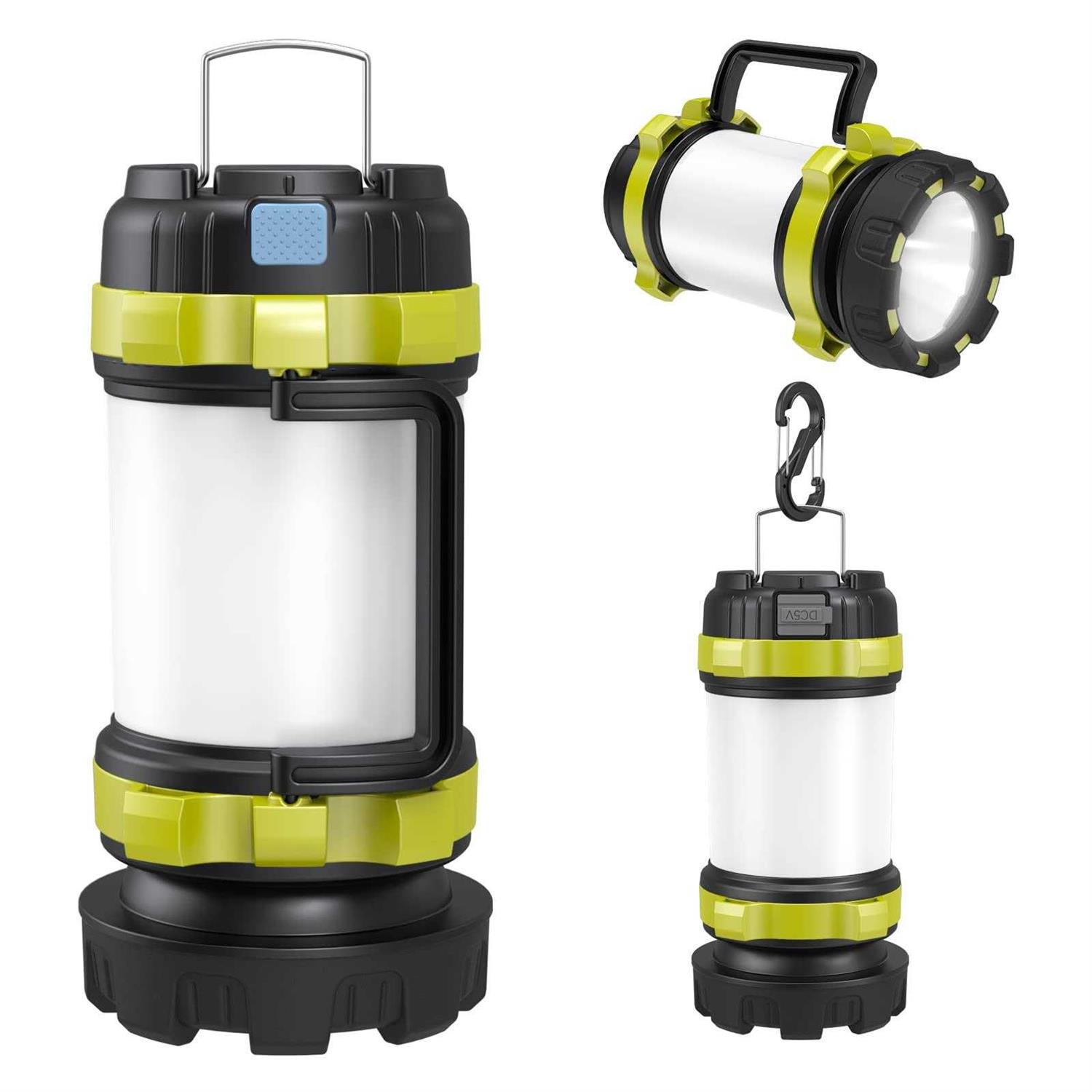 Camping Lantern Rechargeable Alpswolf Camping Flashlight 4000 Capacity Power Bank,6 Modes