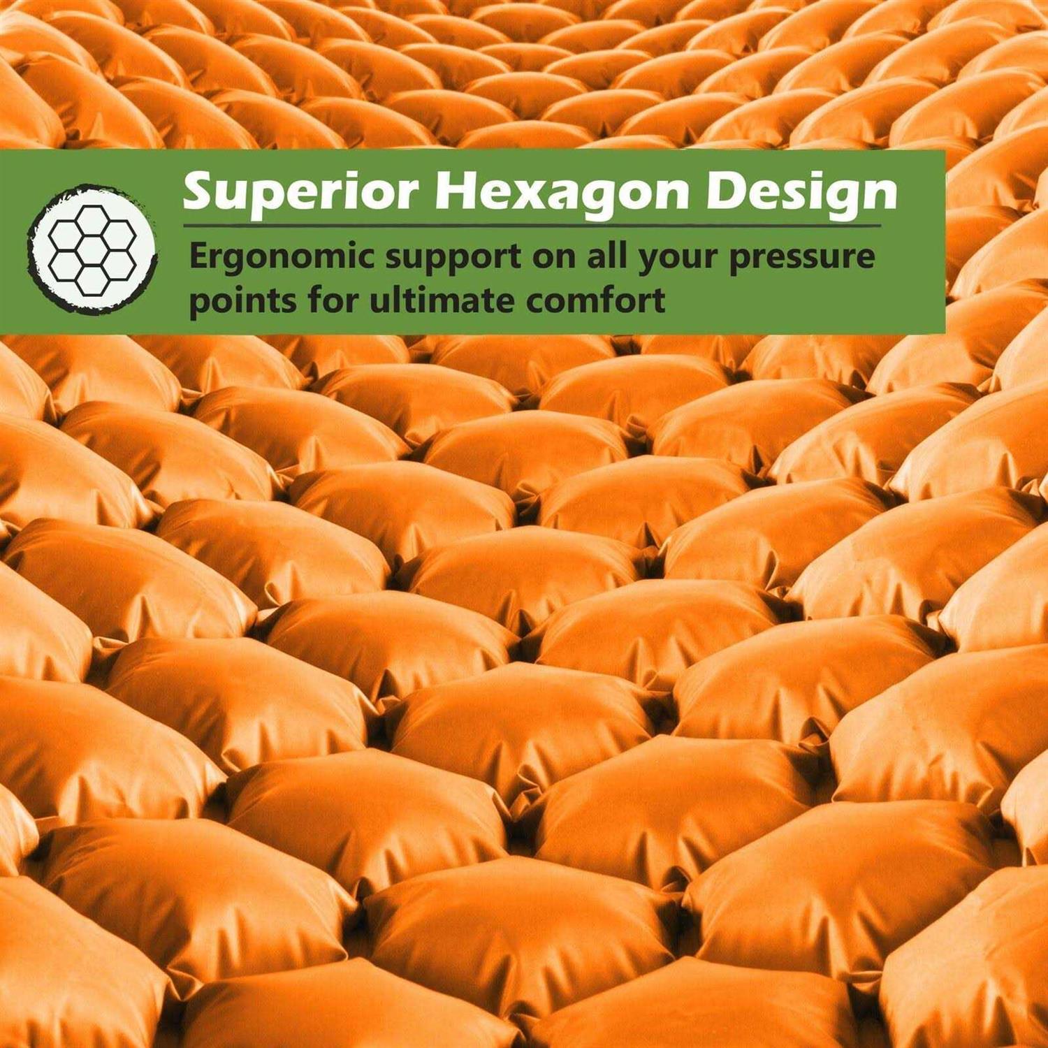 POWERLIX Sleeping Pad Ultralight Inflatable Sleeping Mat - Image 2