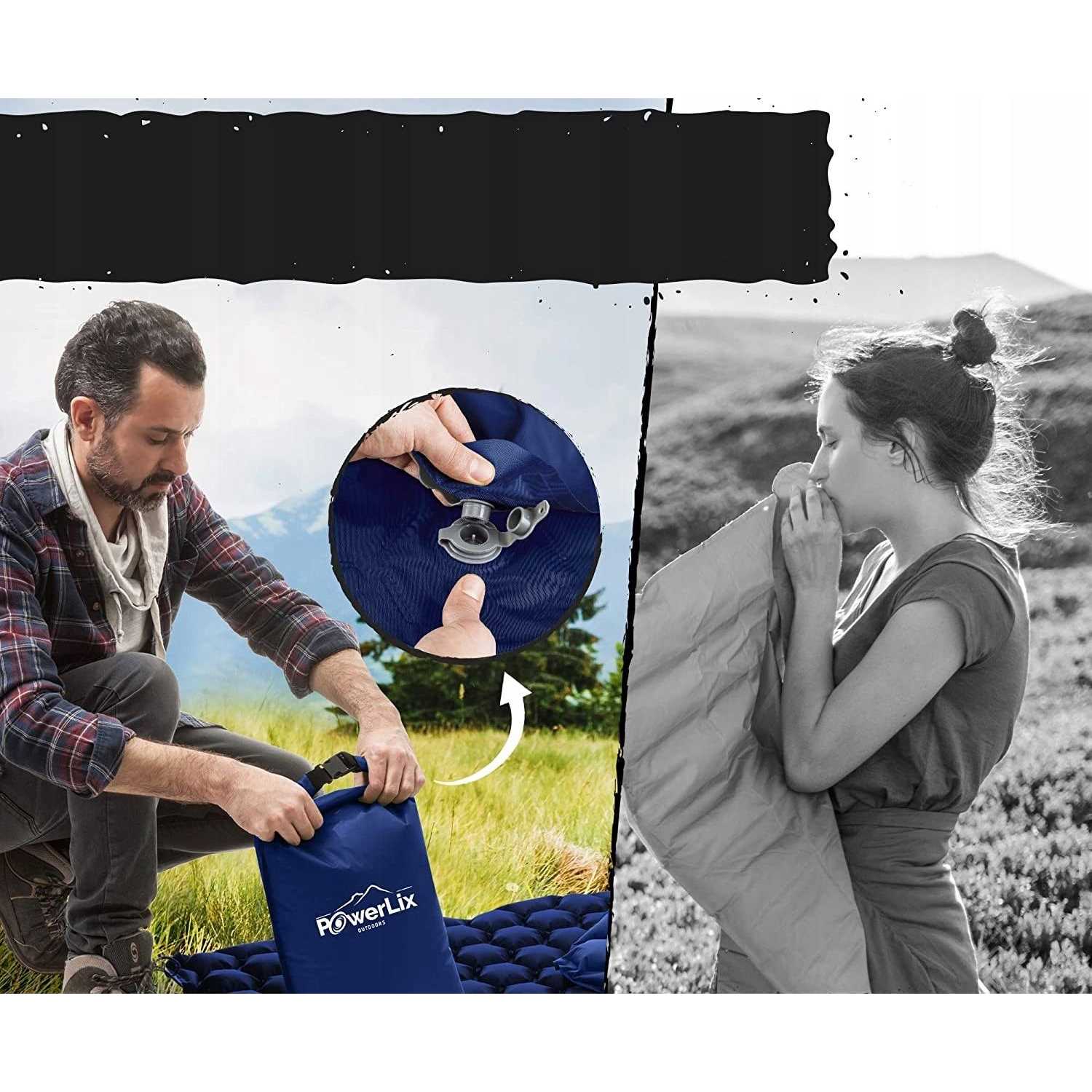 POWERLIX Sleeping Pad Ultralight Inflatable Sleeping Mat - Image 4