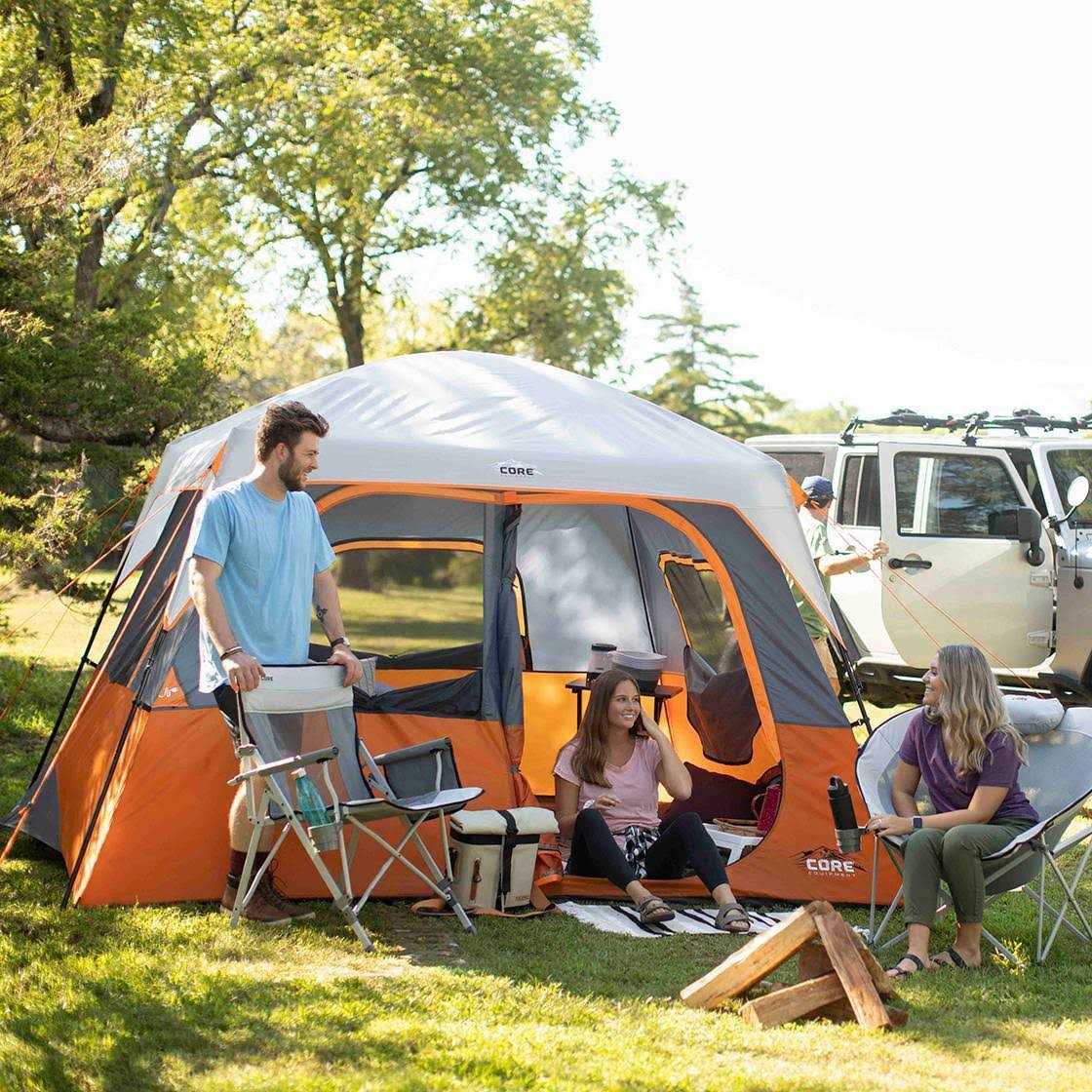 Core 6-Person Straight-Wall Cabin Tent - Image 4