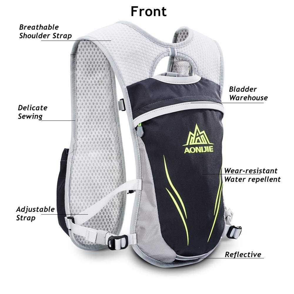 AONIJIE Running Hydration Vest Backpack for Women and Men Lightweight Trail Running Backpack 5.5L - Image 5