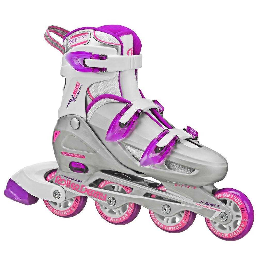 Roller Derby Women's V-Tech 500 Button Adjustable Inline - Image 2