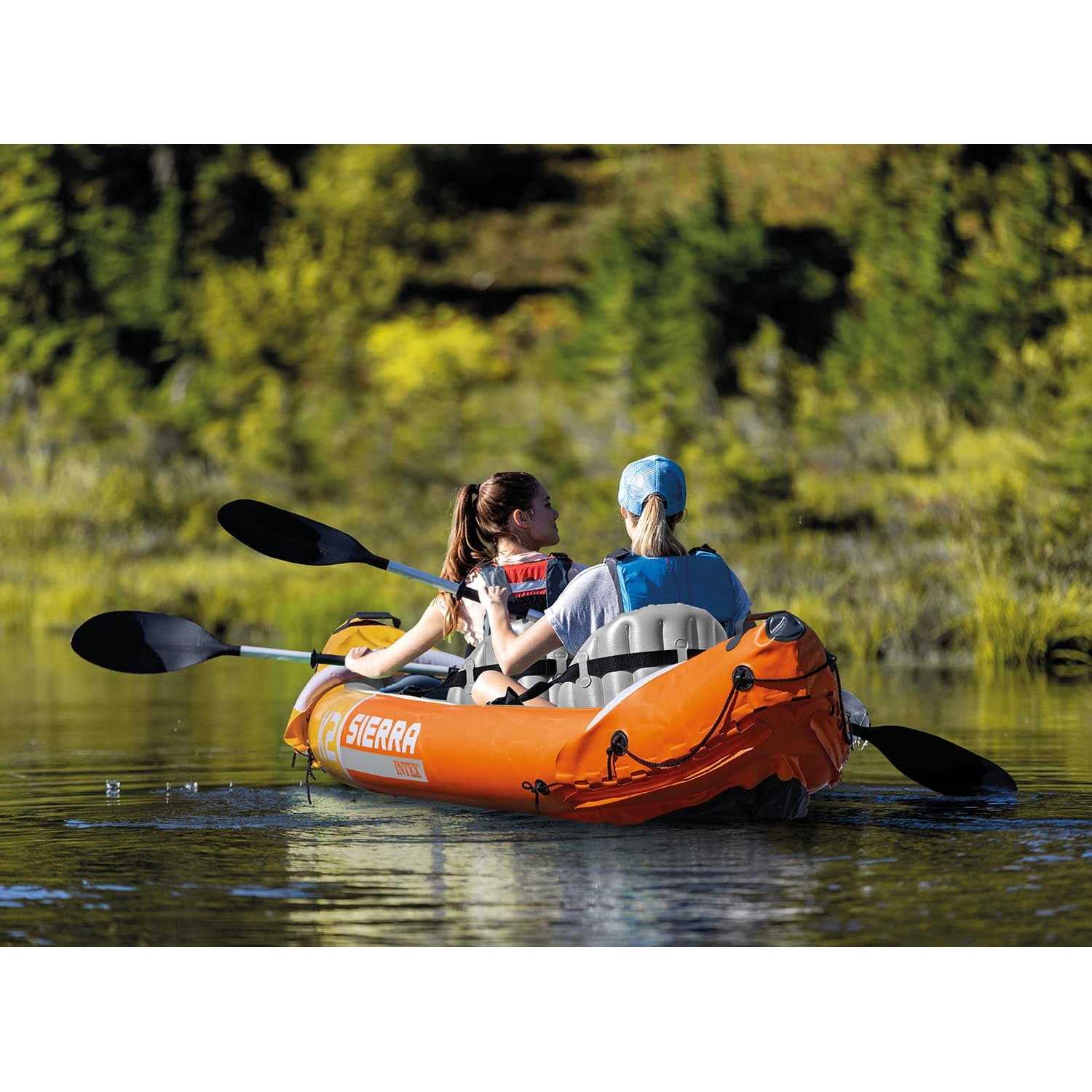 Intex Sierra K2 Inflatable Kayak with Oars and Hand Pump - Image 2