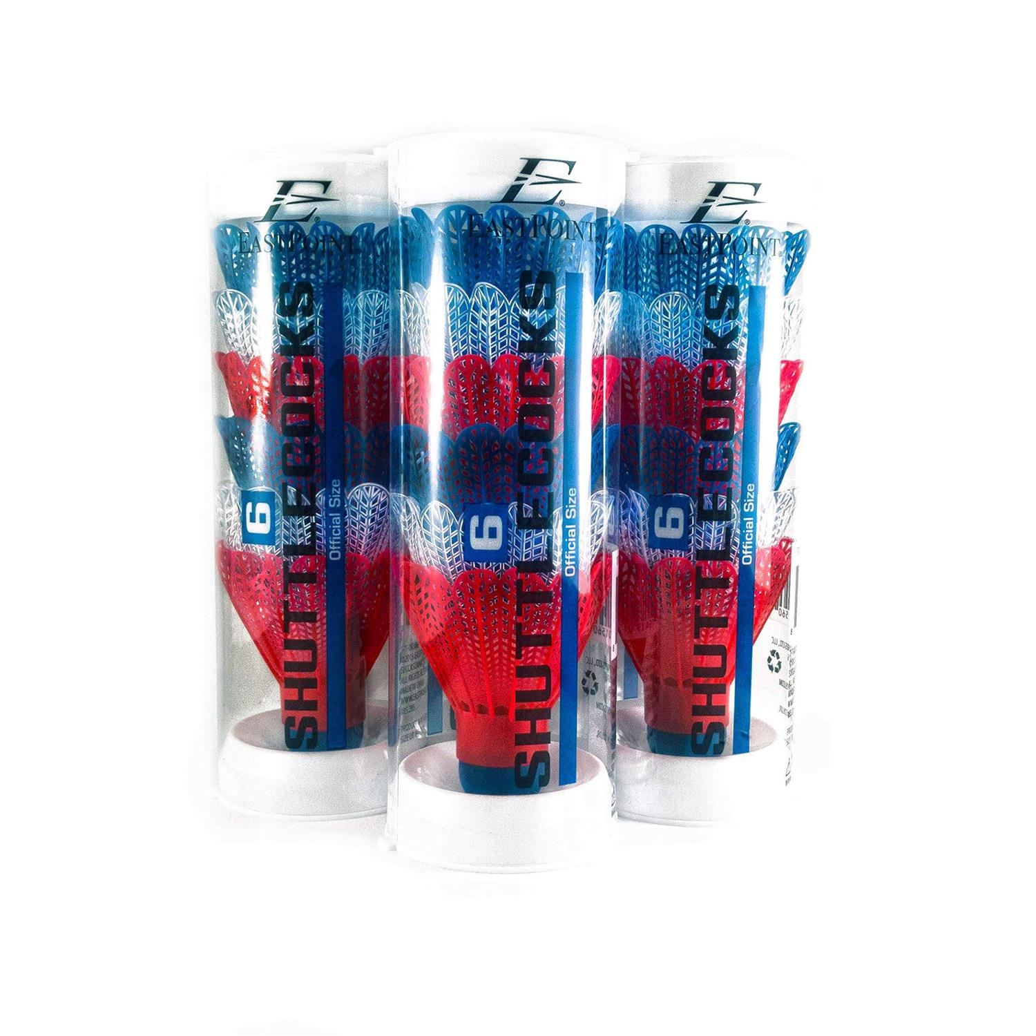Eastpoint Sports Official Size Badminton Shuttlecocks 6-Pack - Image 2