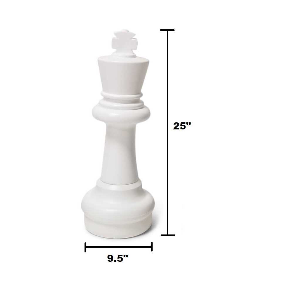 MegaChess 25 Inch Plastic Giant Chess Set - Image 4