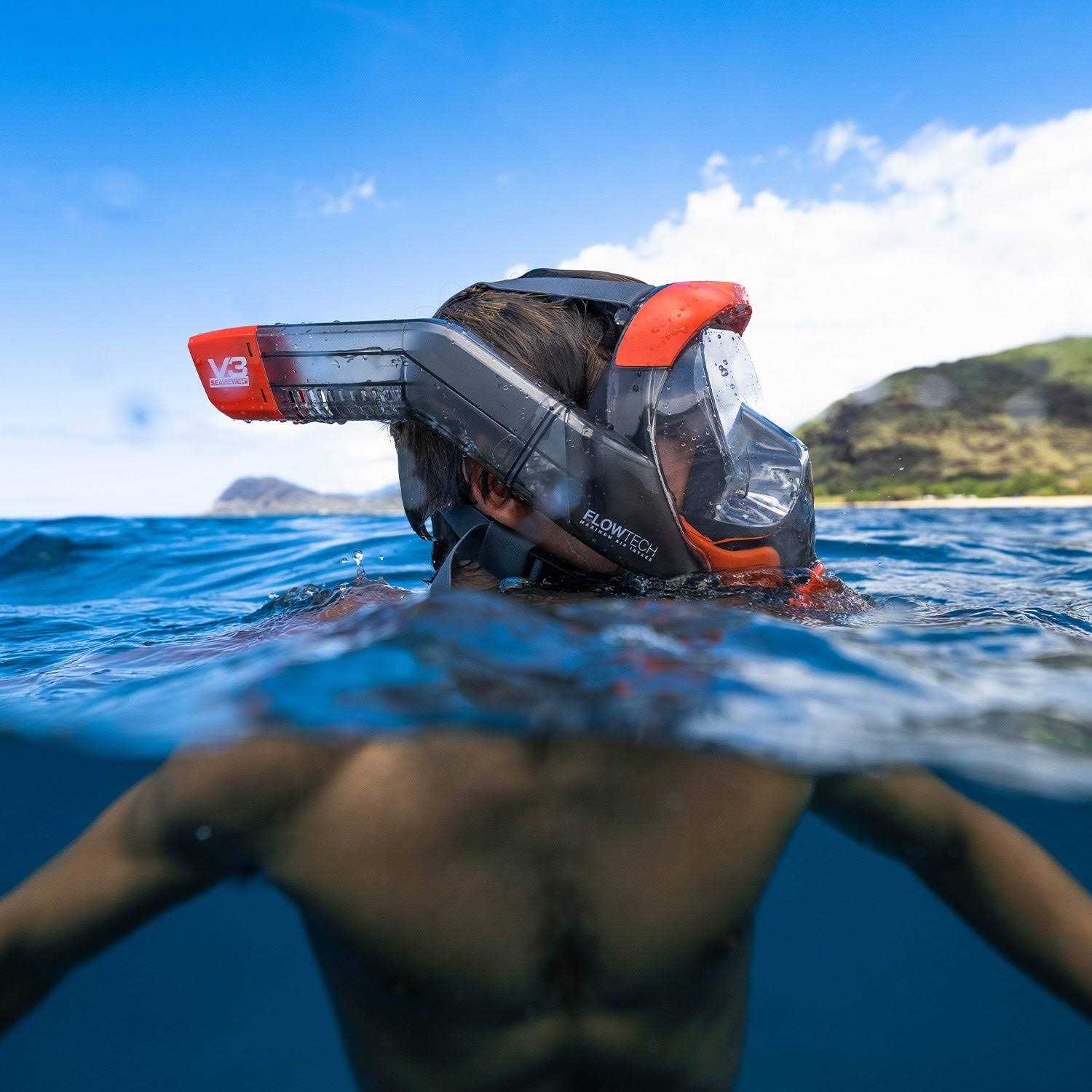 Seaview 180 V3 Full Face Snorkel Mask Adult The V3 is The Perfect Snorkeling Gear for Adults and Kids - Image 2