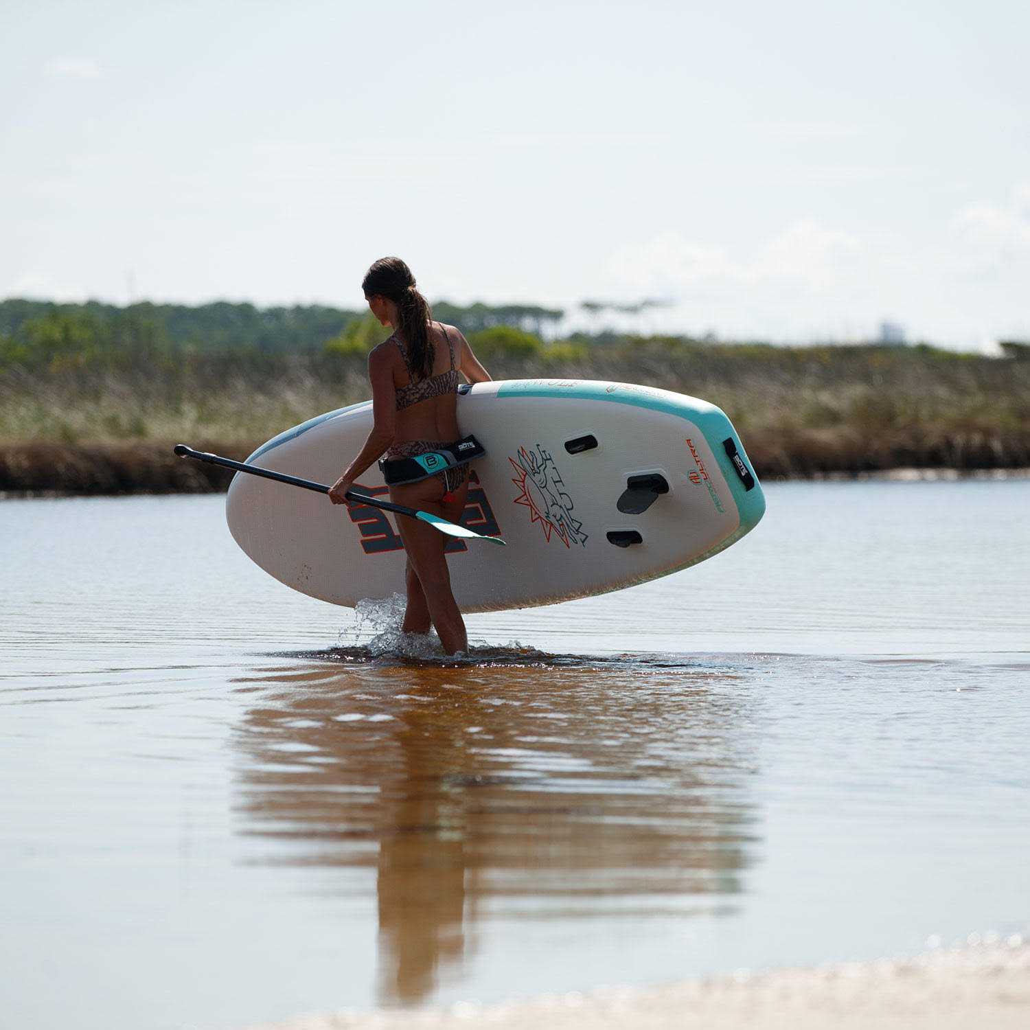 Bote Wulf Aero 10′4′′ Native Floral Inflatable Paddle Board - Image 3