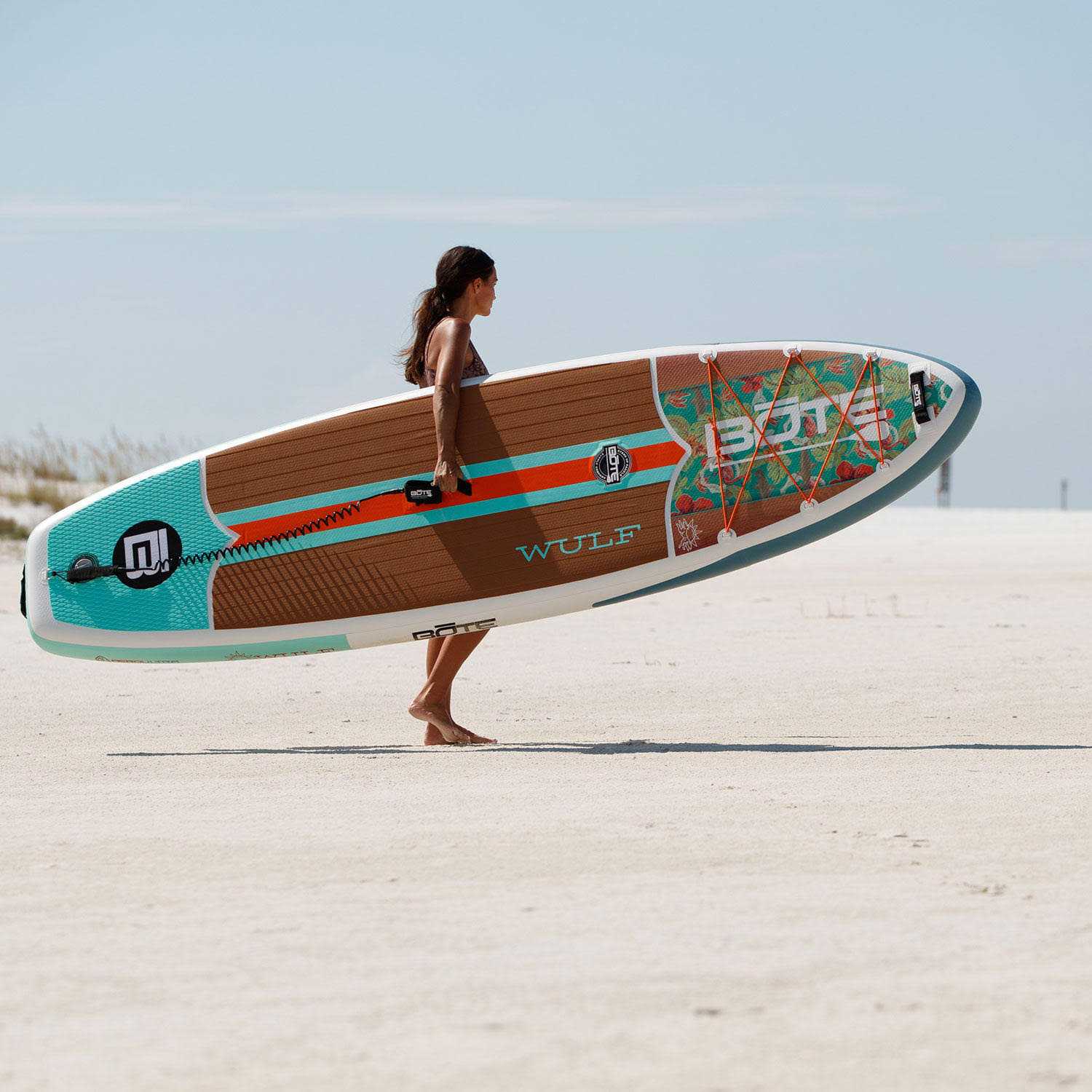Bote Wulf Aero 10′4′′ Native Floral Inflatable Paddle Board - Image 5