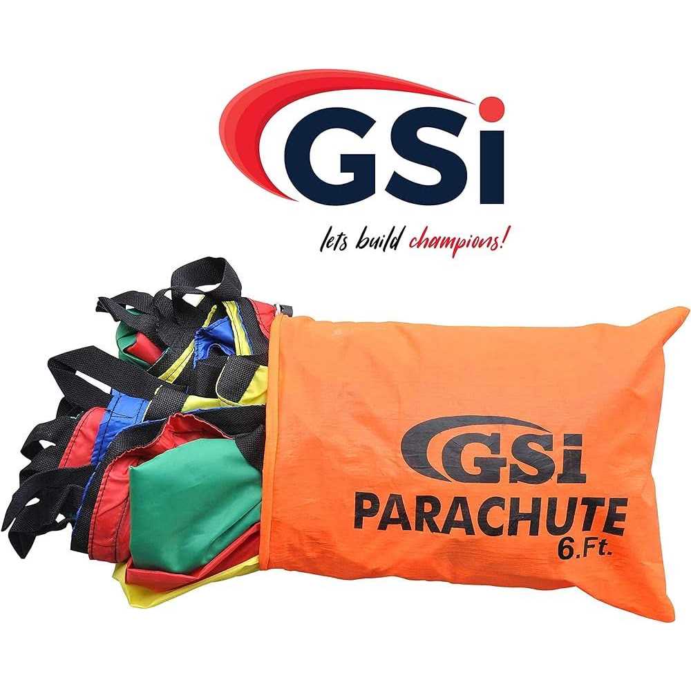Gsi Kids Play Parachute Rainbow Parachute Toy Tent Game for Children Cooperative Play and Outdoor Playground - Image 3