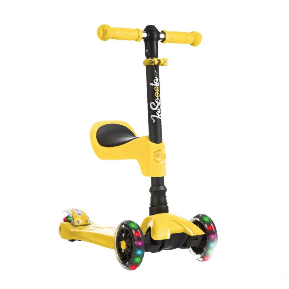 LaScoota Kids Kick Scooter with Light Up Wheels - Image 4