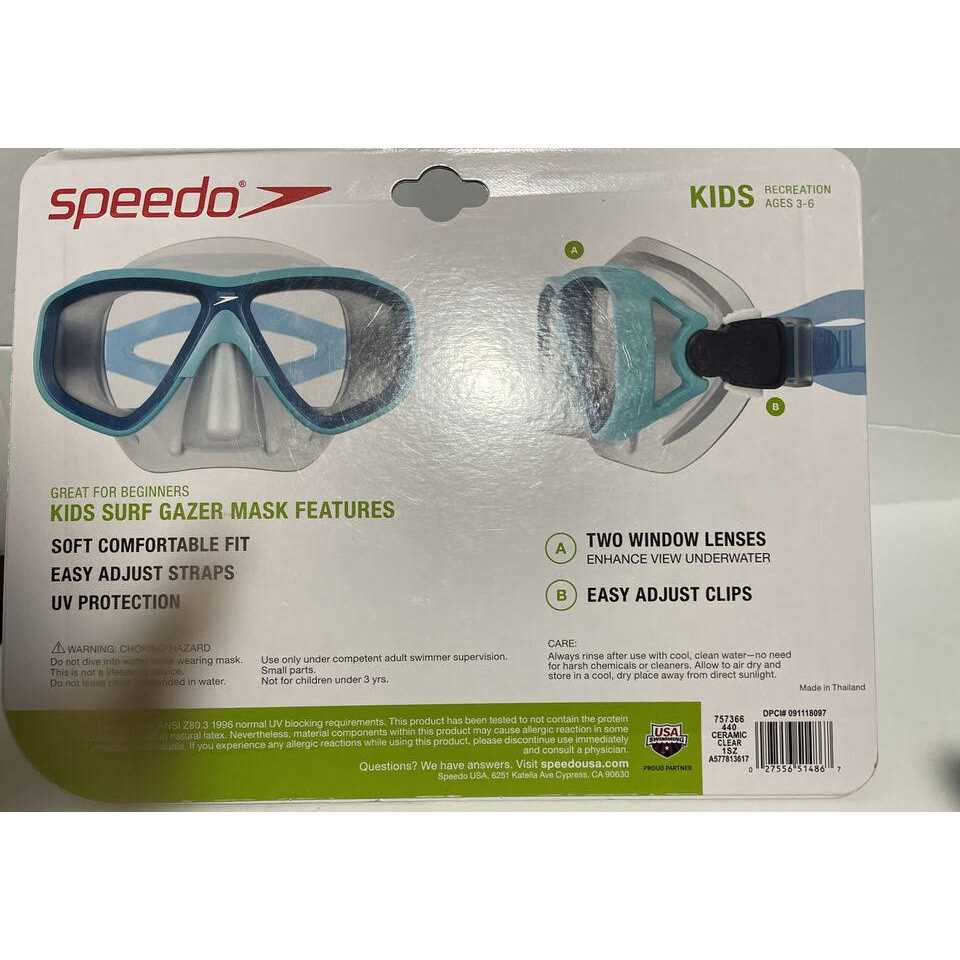 Speedo Kids Surf Gazer Swim Mask - Image 2