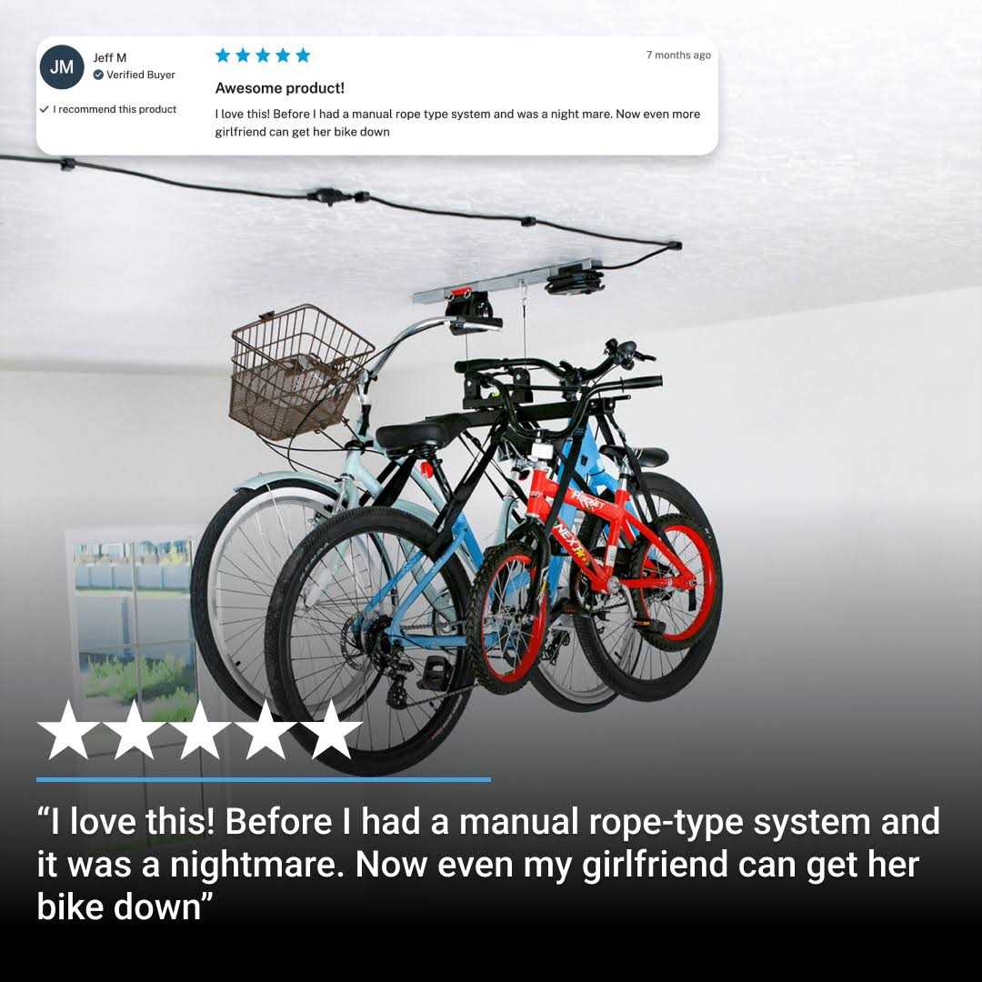 SmarterHome Multi-Bike XL Lifter - Image 2