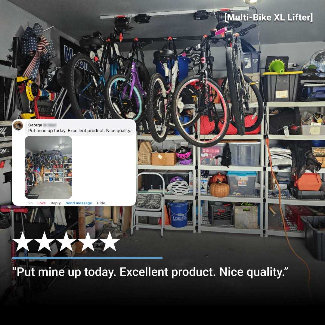 SmarterHome Multi-Bike XL Lifter - Image 3