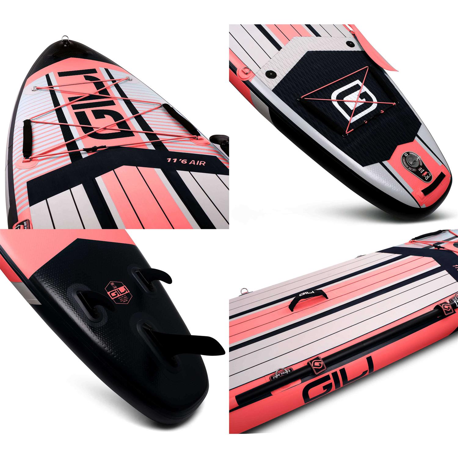 GILI Komodo Inflatable Stand Up Paddle Board 10'6 Long x 33 Wide x 6 Thick - Image 4