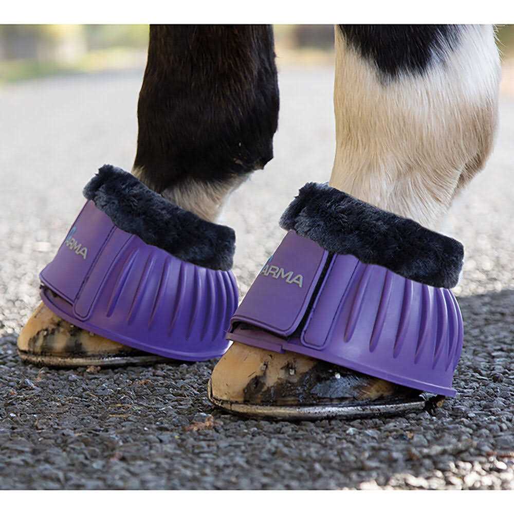 Shires Arma Fleece Trim Bell Boots - Image 3