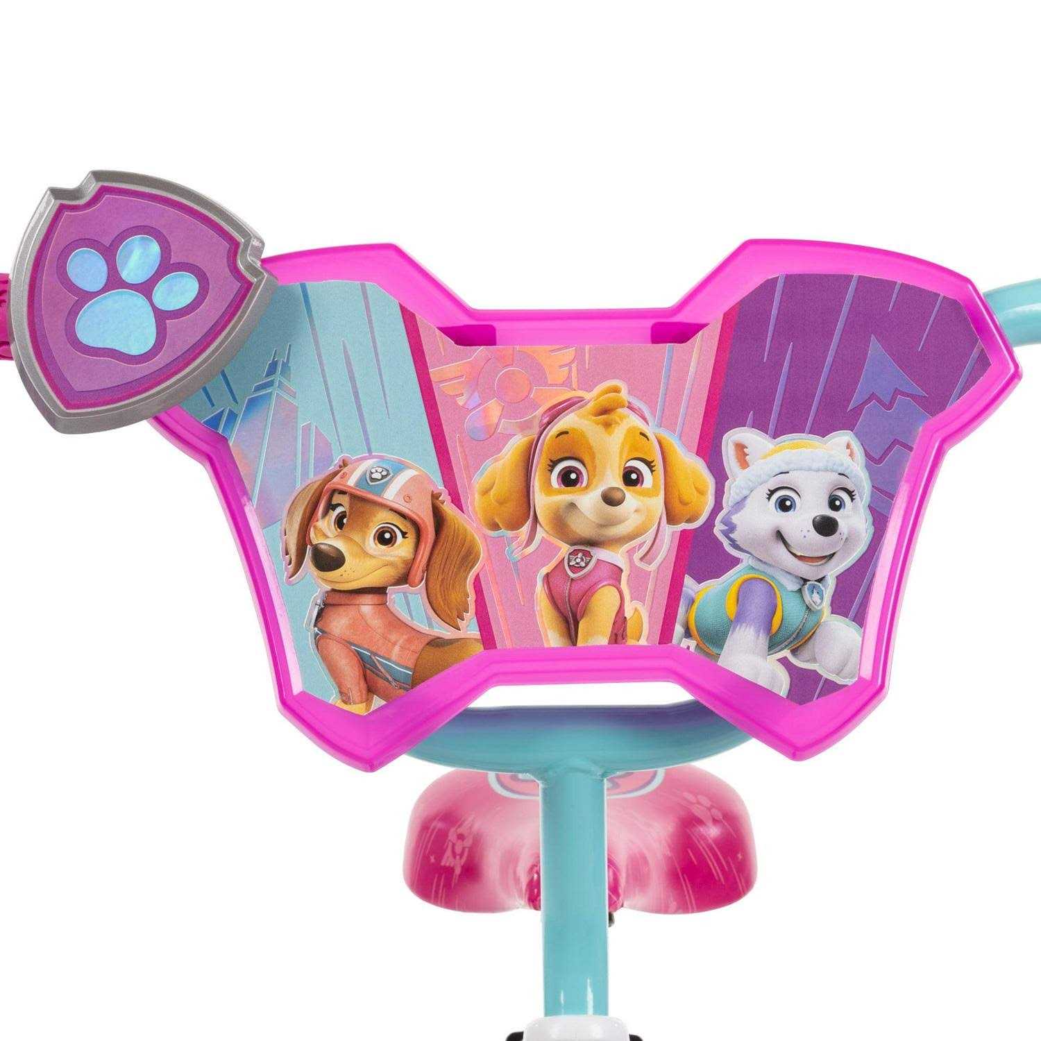 Huffy Paw Patrol 12-inch Girls Training Wheel Bike - Image 2