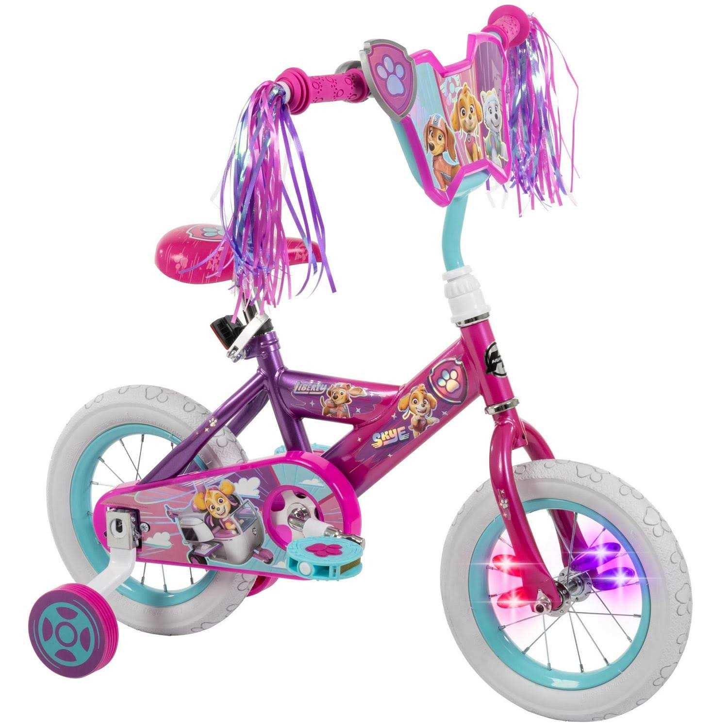 Huffy Paw Patrol 12-inch Girls Training Wheel Bike - Image 4