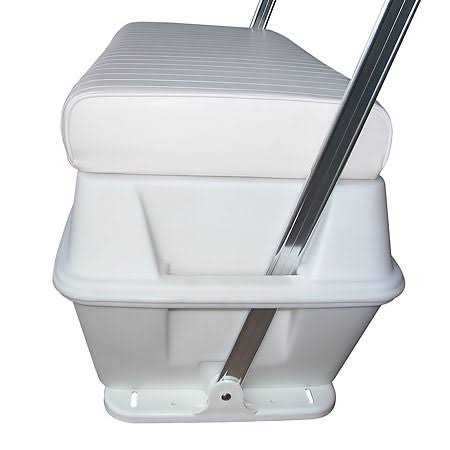 Wise Seating 8WD156-784 Swingback Cooler Seat with Aluminum Arms - Image 4