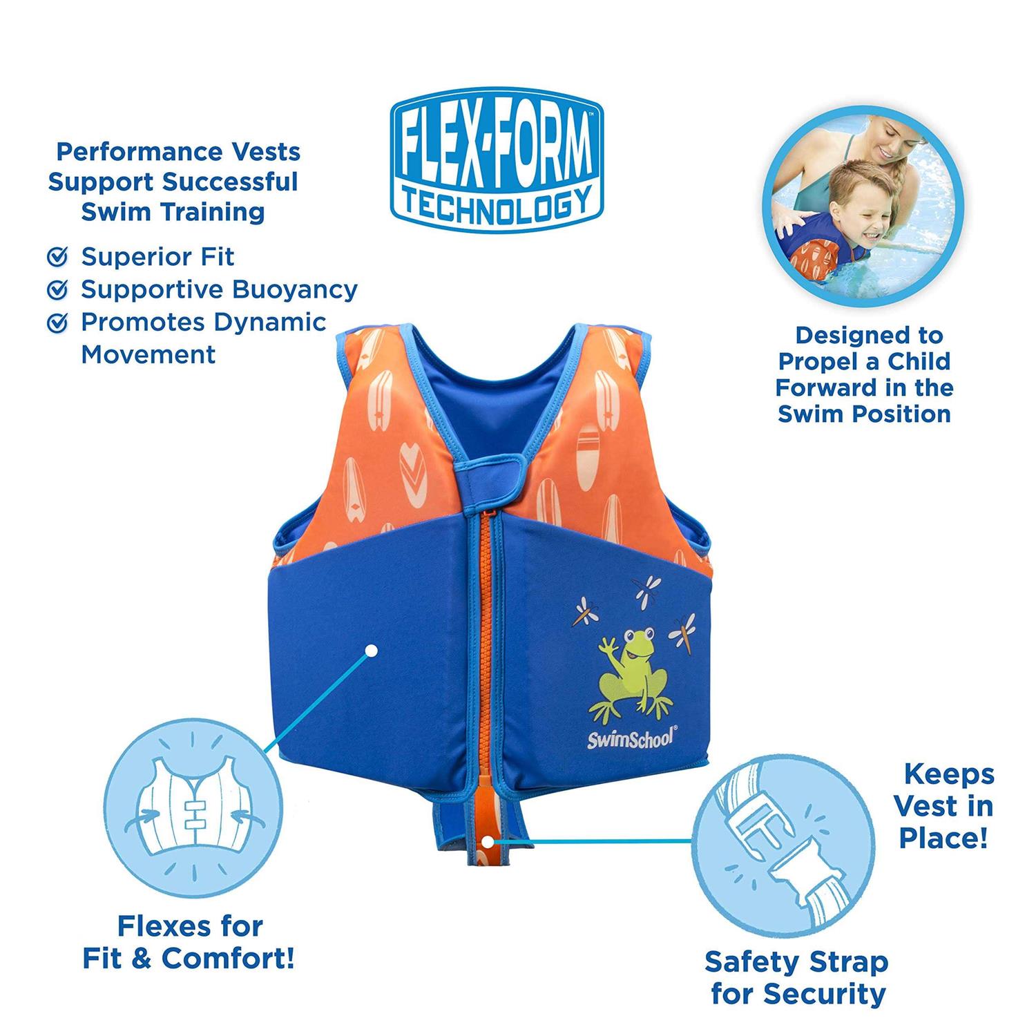 Alternative view of SwimSchool New Swim Trainer Vest