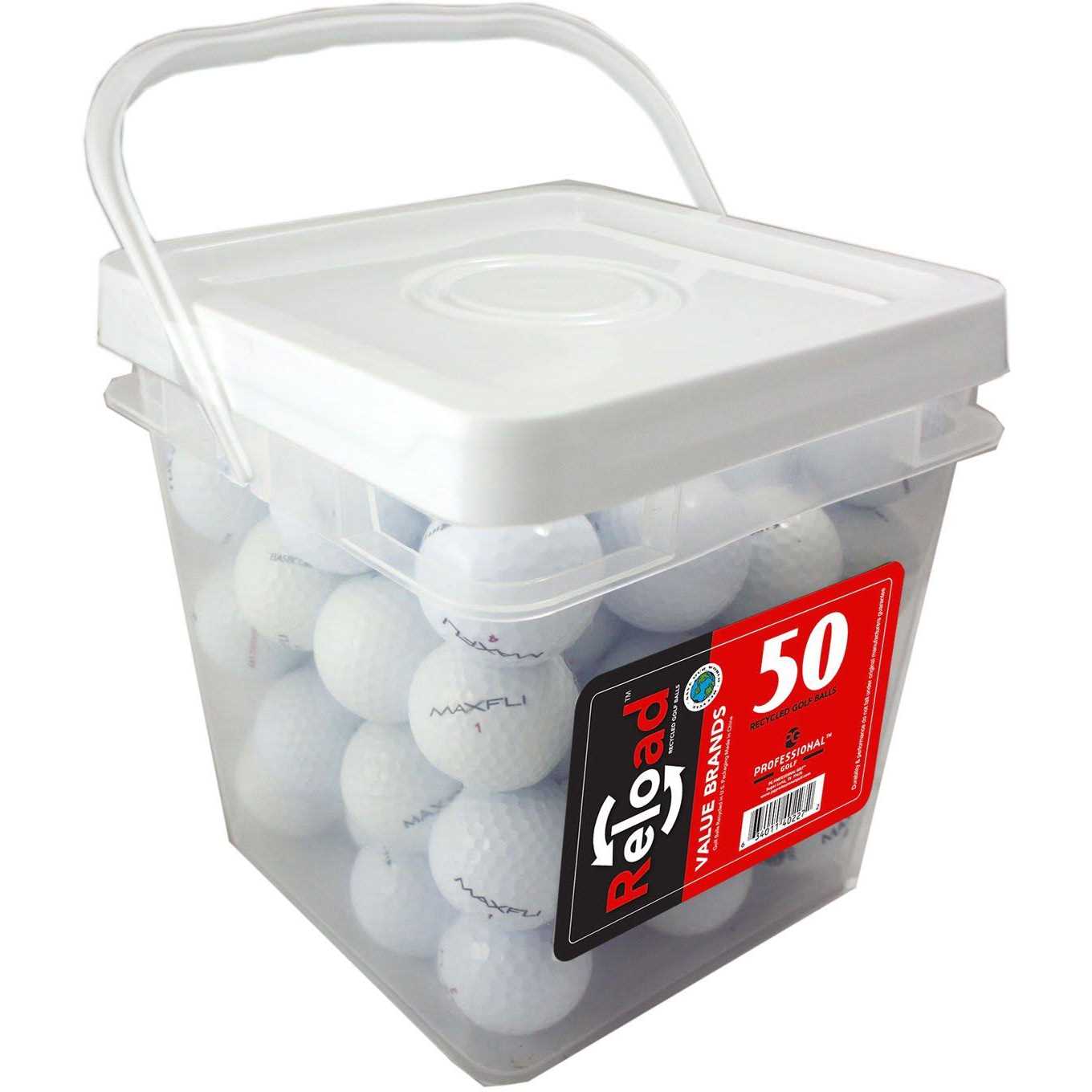 Reload 50 Mixed Recycled Golf Balls