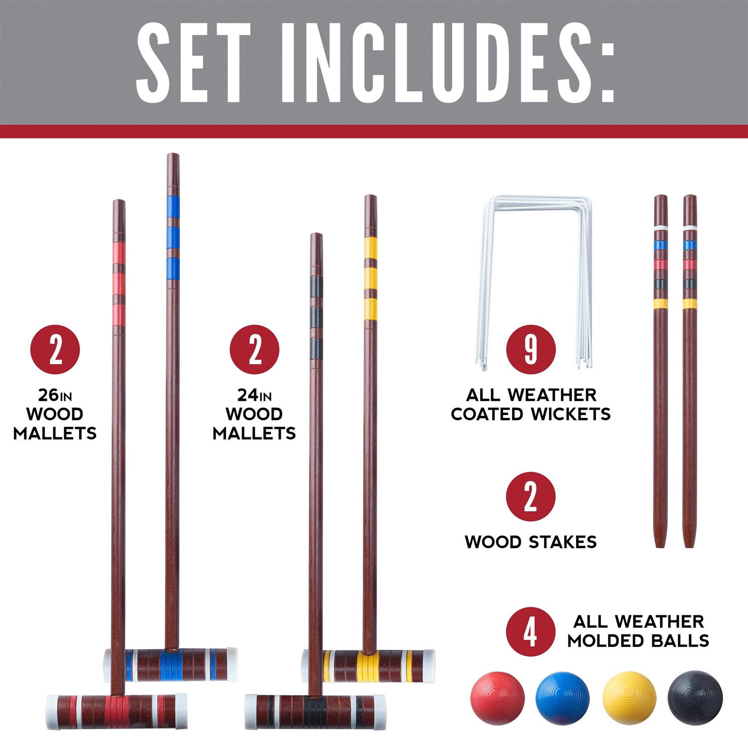 Franklin Sports Croquet Set - Image 4