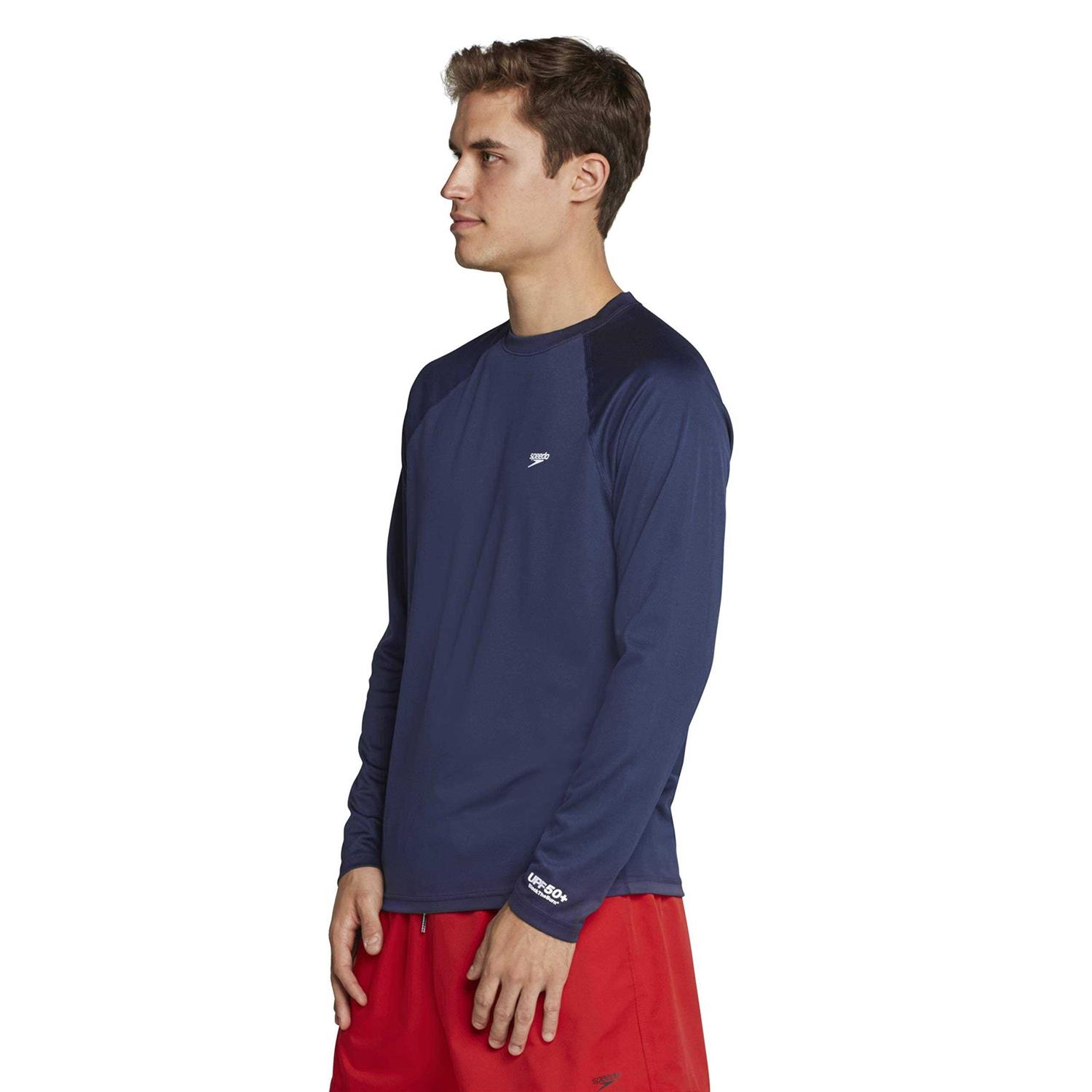 Speedo Men's Easy Long Sleeve Swim Shirt - Image 5