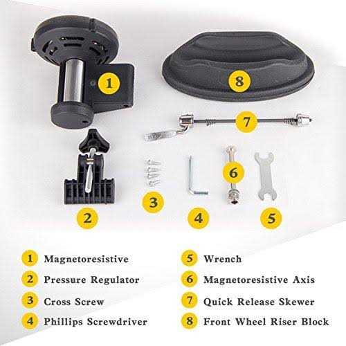 CXWXC Bike Trainer Magnetic Bicycle Stationary Stand For Indoor Exercise Riding - Image 5