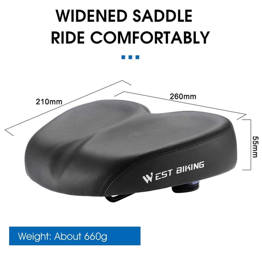 West Biking Ergonomic Replacement Saddle Soft Widen Thicken Road Bike Cushion Long Distance Riding Comfortable Shockproof Cycling Seats - Image 5