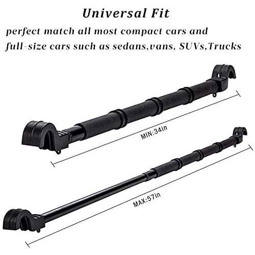 Littlemole Car Fishing 4 Rod Holder Adjustable 35 to 57 Inch - Image 5