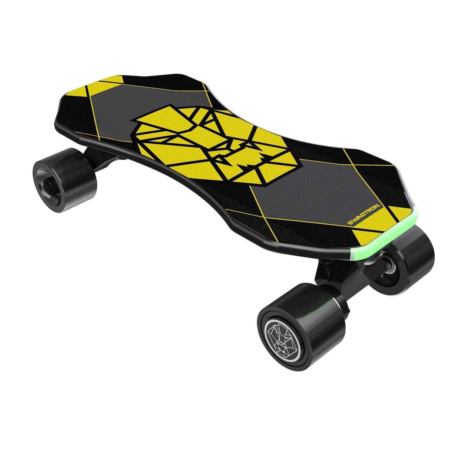 Swagtron Swagskate NG3 Electric Kids Skateboard with Kick-Assist & Smart Sensors