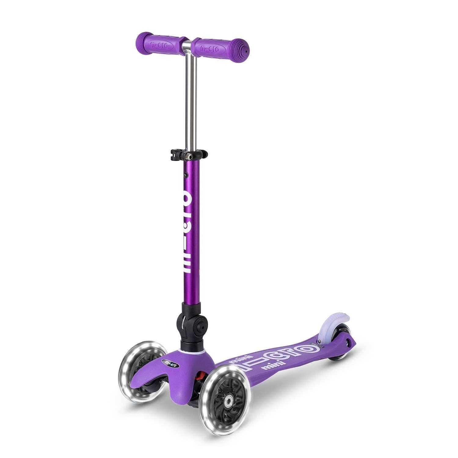 Micro Mini Deluxe Foldable LED Scooter - Image 2