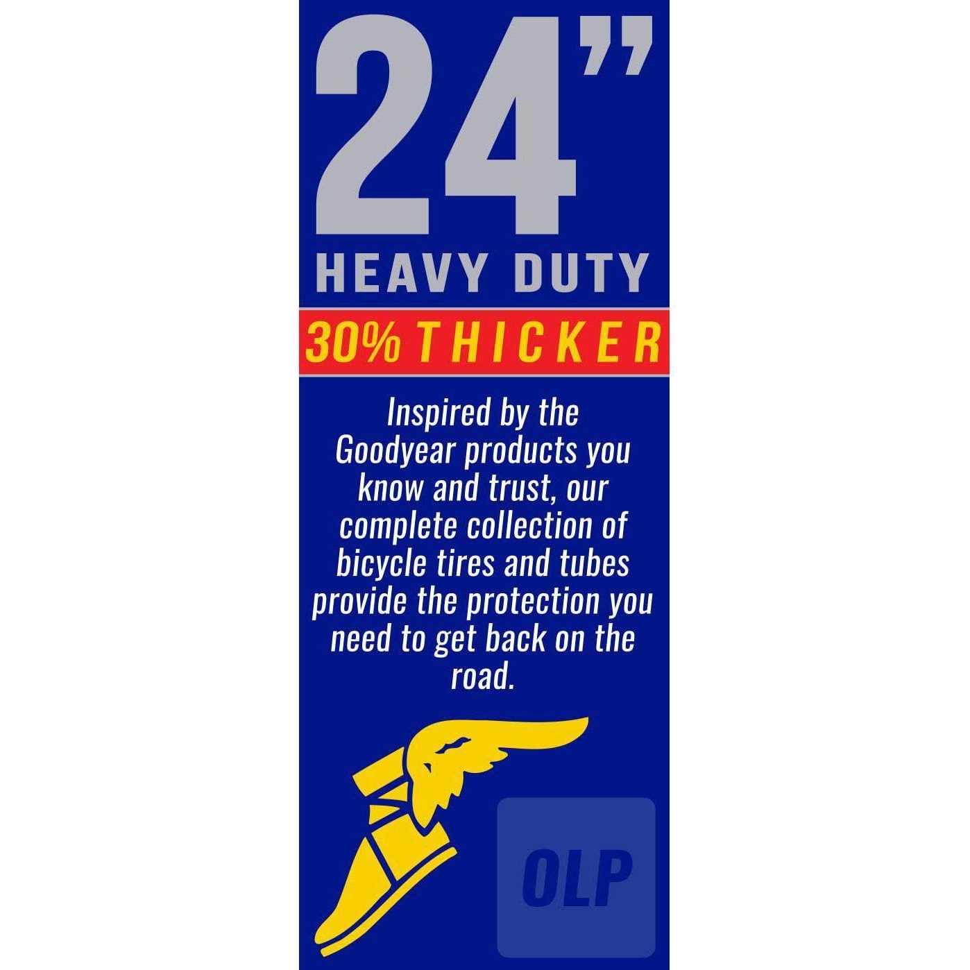 Goodyear 24 Heavy Duty Bike Tube - Image 2