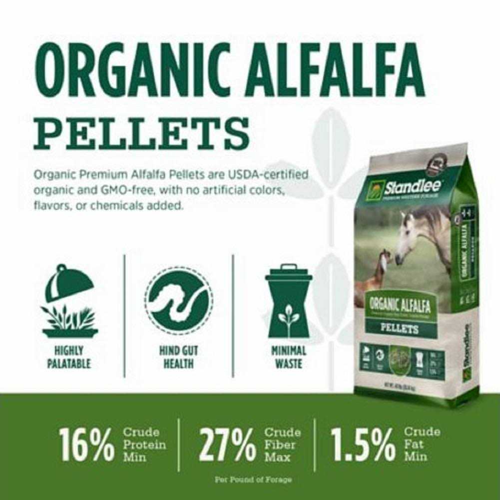 Alternative view of Standlee Premium Organic Alfalfa Pellets