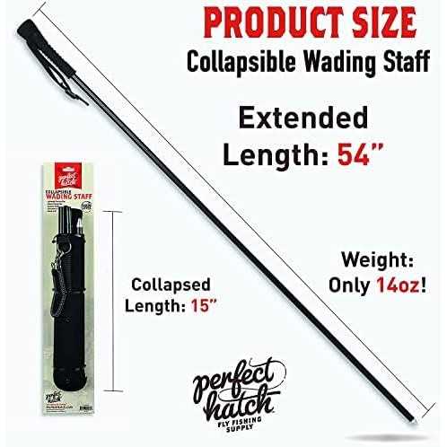 Perfect Hatch 54 Collapsible Aluminum Wading Staff - Image 5