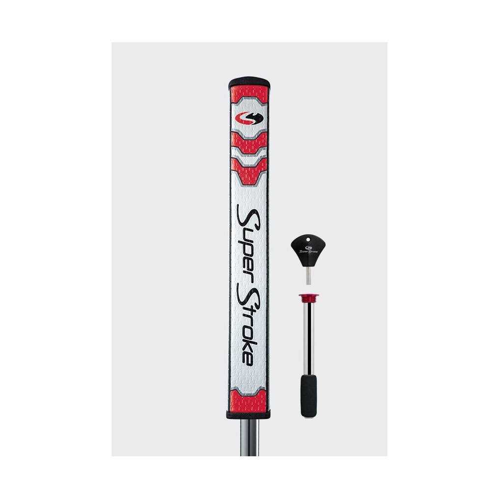 Alternative view of SuperStroke CounterCore Flatso 2.0 Putter Grip Red