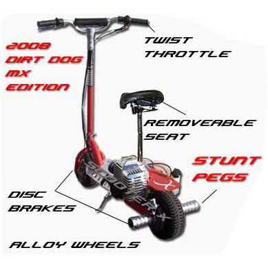 ScooterX Dirt Dog 49cc Scooter - Image 5